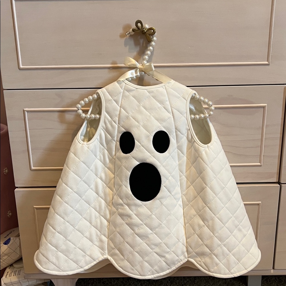 Quilted Ghost Costume for Kids - Cream